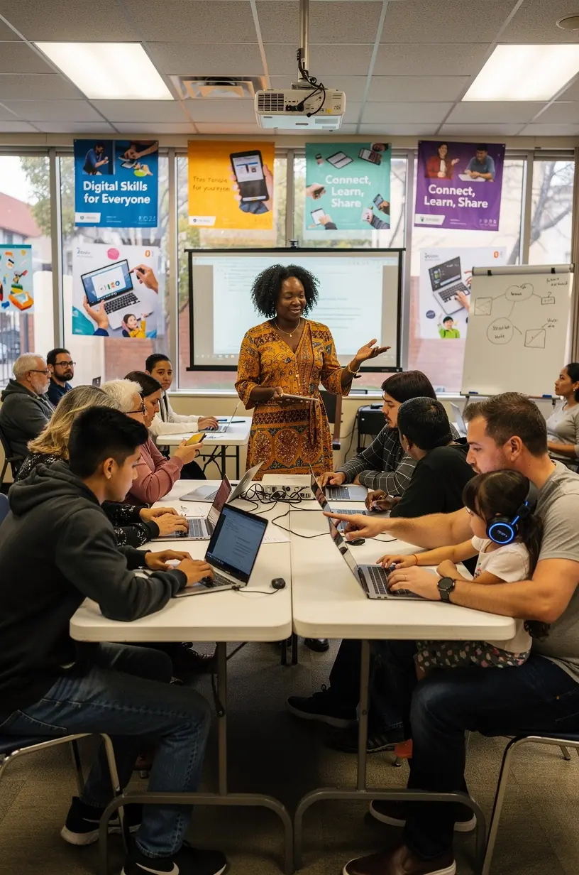 Digital literacy in rural communities and technology adoption